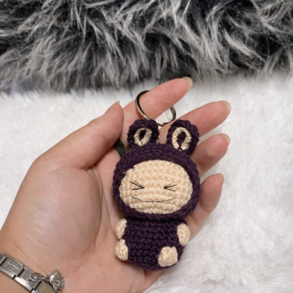 Mini labubu anahtarlik